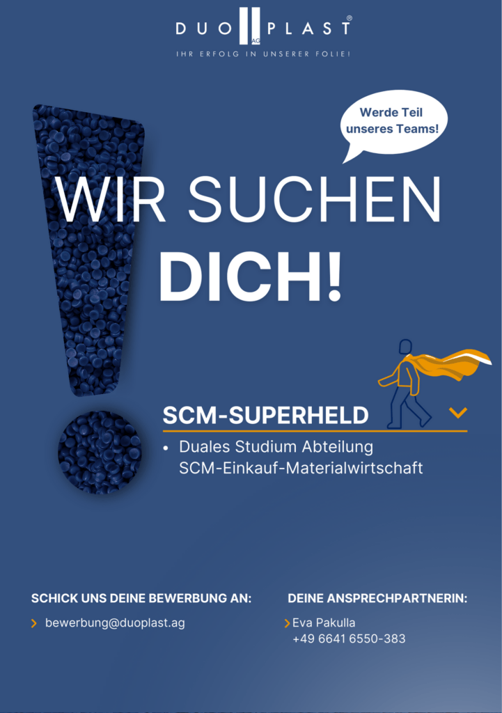 Duales Studium SCM-Einkauf-Materialwirtschaft